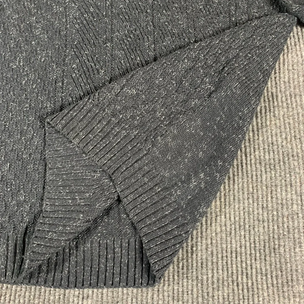 Method Sweater Men's Extra‎ Large Blue Cable Knit Collared Toggle Cotton Blend